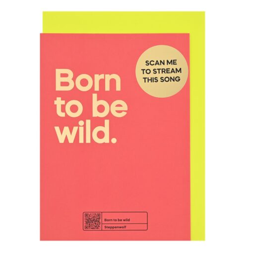 Born to be wild - Song card