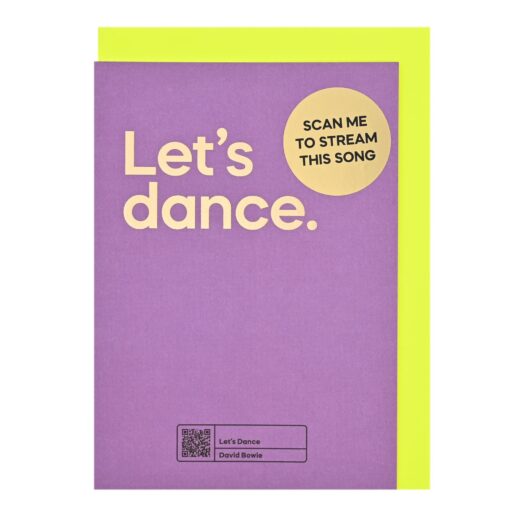 Let's dance - Song card